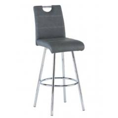 WOF Vegas Grey Swivel Barstool